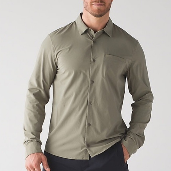 Nwt Lululemon Mens Off The Chain Button 